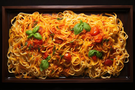 mona lisa recreated with different types of pasta, created with generative aiの素材