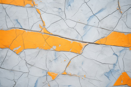 macro of smooth concrete with subtle cracksの素材