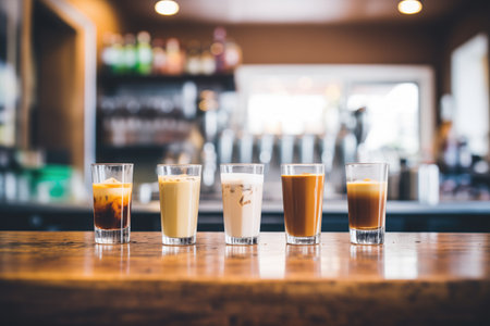 blending iced coffee drinksの素材