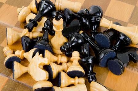 victory in chessの写真素材