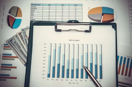 Stock market graphs