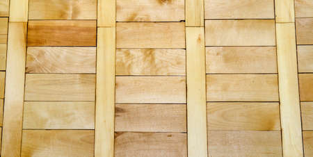 light wooden parquet floorの写真素材