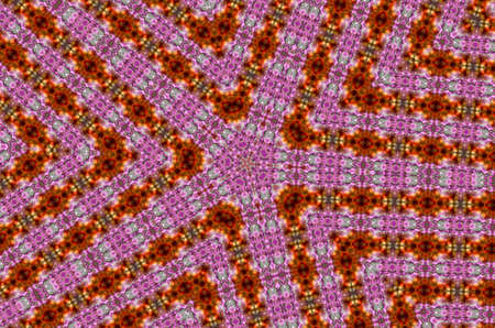 Abstract kaleidoscopic texture or backgroundの写真素材