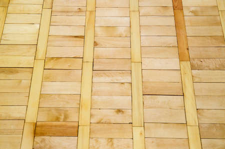 light wooden parquet floorの写真素材