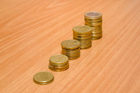 euro coinsの写真素材