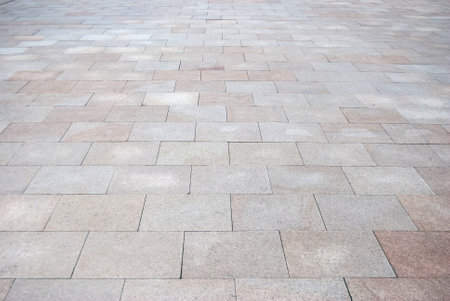 Stone block road pavement as texture
