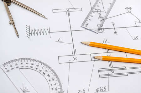 indastrial drawing detail and drawing tools