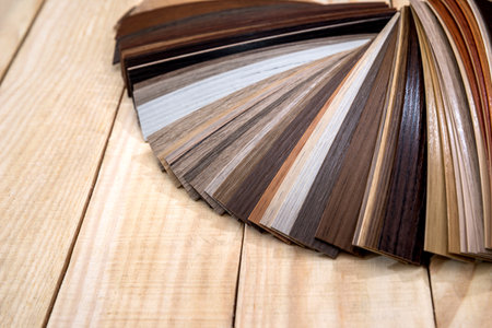 Catalog of Edge Edge Samples for Furnitureの写真素材