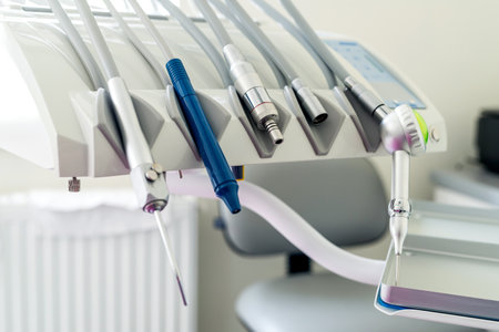 Stomatological instrument in the dentist's clinic.の写真素材