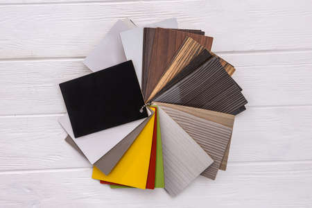Wooden sampler on light background close up