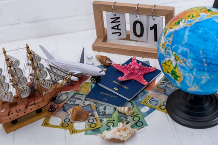 Travel to Australia, vacation planning with passports