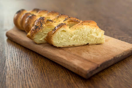Fresh homemade brioche. homemade baking. healthy eating