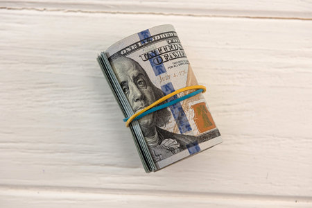 global currency us dollars banknotes as background, saving