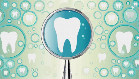 Clean teeth icon dentist healthcare concept. Vector illustrationのイラスト素材