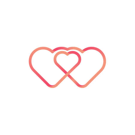 Heart icon. Heart icon art. Heart icon eps. Heart icon Image. Heart icon logo. Vector Love Hearts concept. Love Icons. Romantic love isolated on white background. valentine sign symbol. love icon. Vector illustration EPS10のイラスト素材