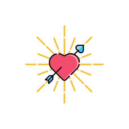 Heart icon. Heart icon art. Heart icon eps. Heart icon Image. Heart icon logo. Heart icon sign. Heart icon flat design. Heart icon design. Heart icon vector, Love Hearts, Heart icon flat design isolated on white background.のイラスト素材