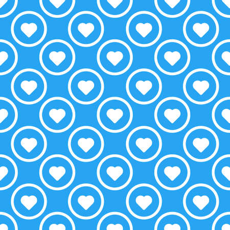 Love Hearts seamless pattern vector illustration. Abstract seamless pattern of hearts for prints, greeting card, wallpaper, cover, gift, banner, poster. Valentines day background vector illustration.のイラスト素材