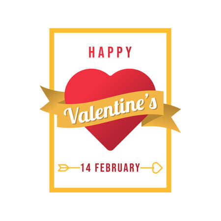 Valentine's day background Vector illustration. Happy Valentines Day vector with heart and typography poster with handwritten calligraphy, Wallpaper, invitation, posters, brochure, banners.のイラスト素材