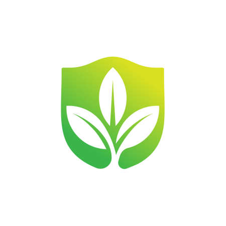 Leaf Logo design vector illustration. Abstract Leaf Logo vector in creative design concept for nature, agriculture and farm business. Tree Leaf Logo, icon, sign and symbol vector design illustrationのイラスト素材