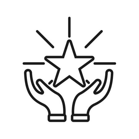 Rating, Review, or feedback icon vector illustration. Customer rating icon vector design template. Customer Review Feedback with Star vector icon design for website, symbol, logo, sign, app, UI.のイラスト素材