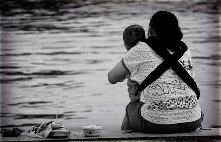 Parental Affection Modelmother and Me 2の写真素材