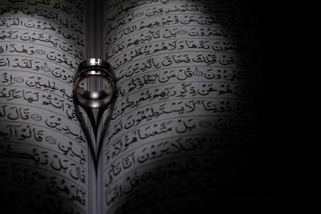 wedding ring in the love shadowの写真素材