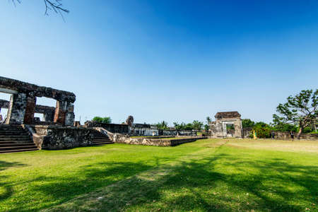The ruin of old indonesian Kingdomの写真素材