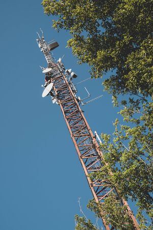 Old radio antennaの写真素材