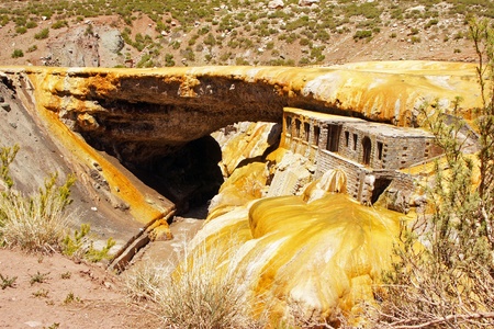 Inca Bridge, Andes Mountains, Argentina