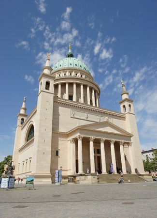 Church of St. Nicholas, Potsdam, Germany, Europeの写真素材