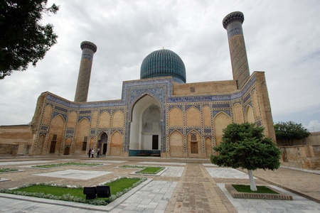 Gur-e Amir, Tomb, Samarkand, Silk Road, Uzbekistan, Asiaのeditorial素材