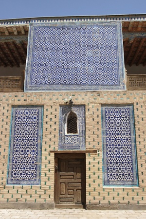 Palace Toshxovli, one of the attractions of Khiva, silk road, Uzbekistan, Central Asiaのeditorial素材