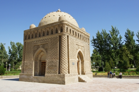 Samanida Tomb, Bukhara, Uzbekistanのeditorial素材