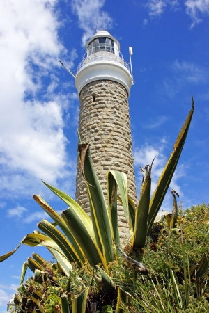 Historic Lighthouse at Eddystone Point, Bay of Fires, Tasmania, Australiaの写真素材