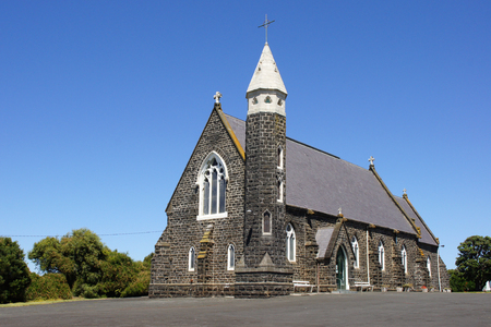 Saint Patricks Catholic Church, Port Fairy, Australiaの写真素材