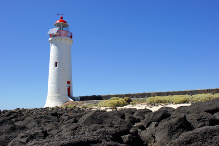 Lighthouse of Port Fairy, Australiaの写真素材