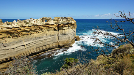 Loch Ard Gorge, Port Campbell National Park, Great Ocean Road, Victoria, Australiaの写真素材