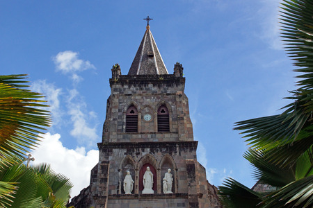 Church Our Lady of Fair Haven, Roseau, Dominica, Caribbeanの写真素材