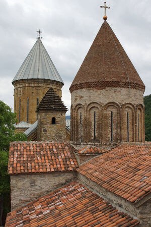 Fortress Ananuri, Georgian Military Road, Georgia, Europeのeditorial素材