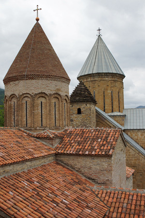 Fortress Ananuri, Georgian Military Road, Georgia, Europeのeditorial素材