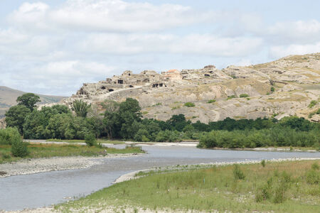 Cave city Uplistsikhe, Georgia, Europeのeditorial素材