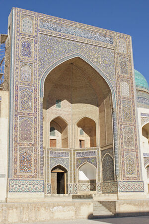 Ivan Miri Arab Madrassa of, Bukhara, Uzbekistanのeditorial素材
