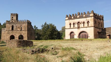 Ruins of the palaces of Gondar, Ethiopia, Africa