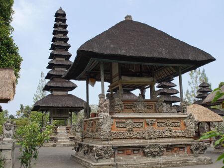 BALI, INDONESIA - SEPTEMBER 29, 2015: Pura Taman Ayun, one of the most important temples of Bali on September 29, 2015 in Mengwi, Indonesiaのeditorial素材