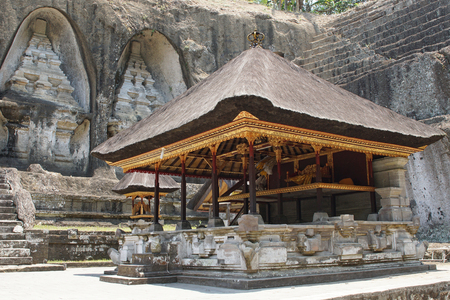 BALI, INDONESIA - DECEMBER 01, 2015: Tombs and temple of Gunung Kawi close to Ubud on December 01, 2015 in Bali, Indonesiaのeditorial素材