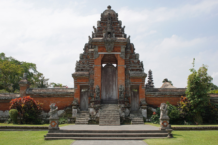 BALI, INDONESIA - SEPTEMBER 29, 2015: Pura Taman Ayun, one of the most important temples of Bali on September 29, 2015 in Mengwi, Indonesiaのeditorial素材