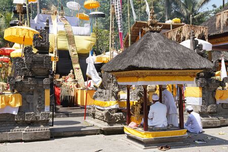BALI, INDONESIA - DECEMBER 01, 2015: Pura Tirta Empul, one of the sights of Bali on December 01, 2015 in Bali, Indonesiaのeditorial素材
