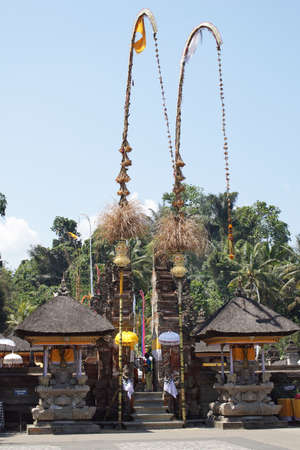 BALI, INDONESIA - DECEMBER 01, 2015: Pura Tirta Empul, one of the sights of Bali on December 01, 2015 in Bali, Indonesiaのeditorial素材