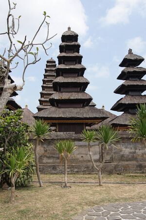 BALI, INDONESIA - OCTOBER 06, 2015: Pura Besakih, one of the sights of Bali on October 06, 2015 in Bali, Indonesiaのeditorial素材