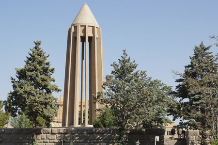 HAMADAN, IRAN - OCTOBER 3, 2016: Tomb of the famous doctor and philosopher Avicenna on October 3, 2016 in Hamadan, Iran, Asiaのeditorial素材